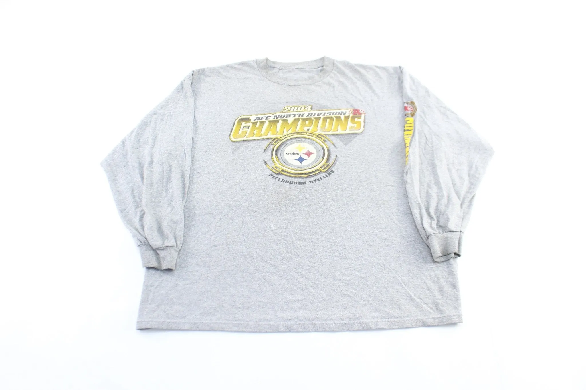 2004 Pittsburgh Steelers AFC North Division Champions LS T-Shirt