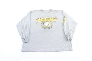 2004 Pittsburgh Steelers AFC North Division Champions LS T-Shirt