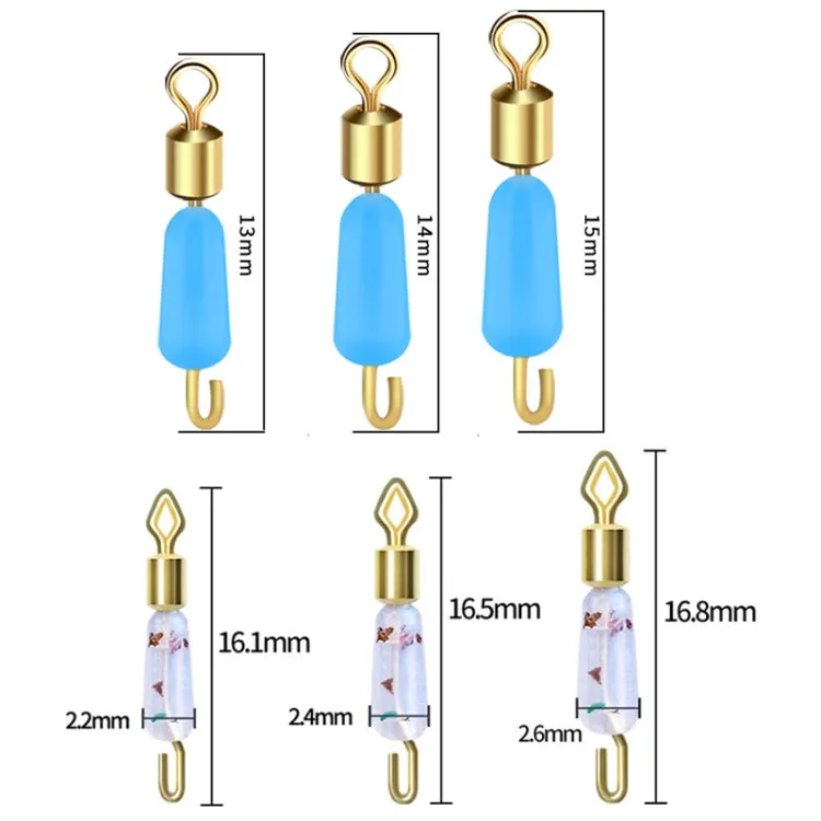 50 PCS HS-052 Silicone Eight-Shaped Ring Connector, Specification: Large(Blue)