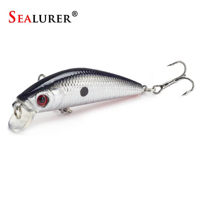 8g 7cm 1pcs Minnow Lure Sea Fishing Tackle Fishing Kit Hard Bait Jig Wobbler Plastic Lure Fishery Feeder Fishing Lure