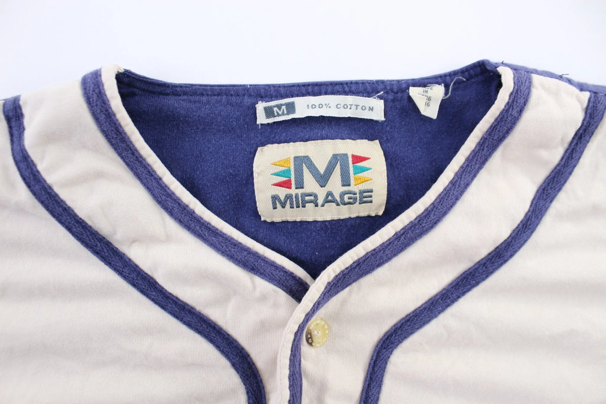 90's Chicago Cubs Embroidered Jersey T-Shirt