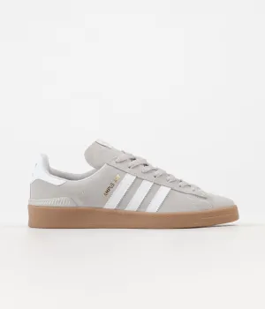 Adidas Campus ADV Shoes - Grey One / White / Gold Metallic