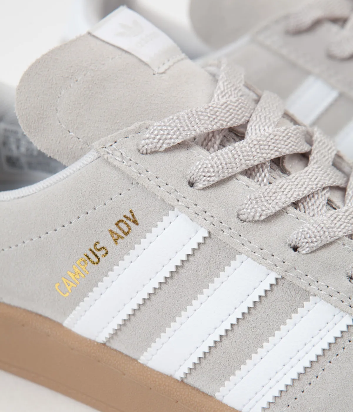 Adidas Campus ADV Shoes - Grey One / White / Gold Metallic