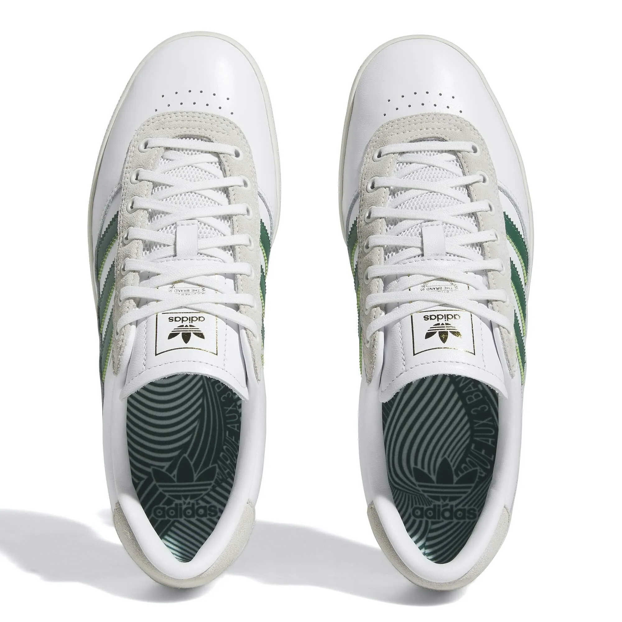 Adidas Skateboarding Puig Shoes | White / Green / White