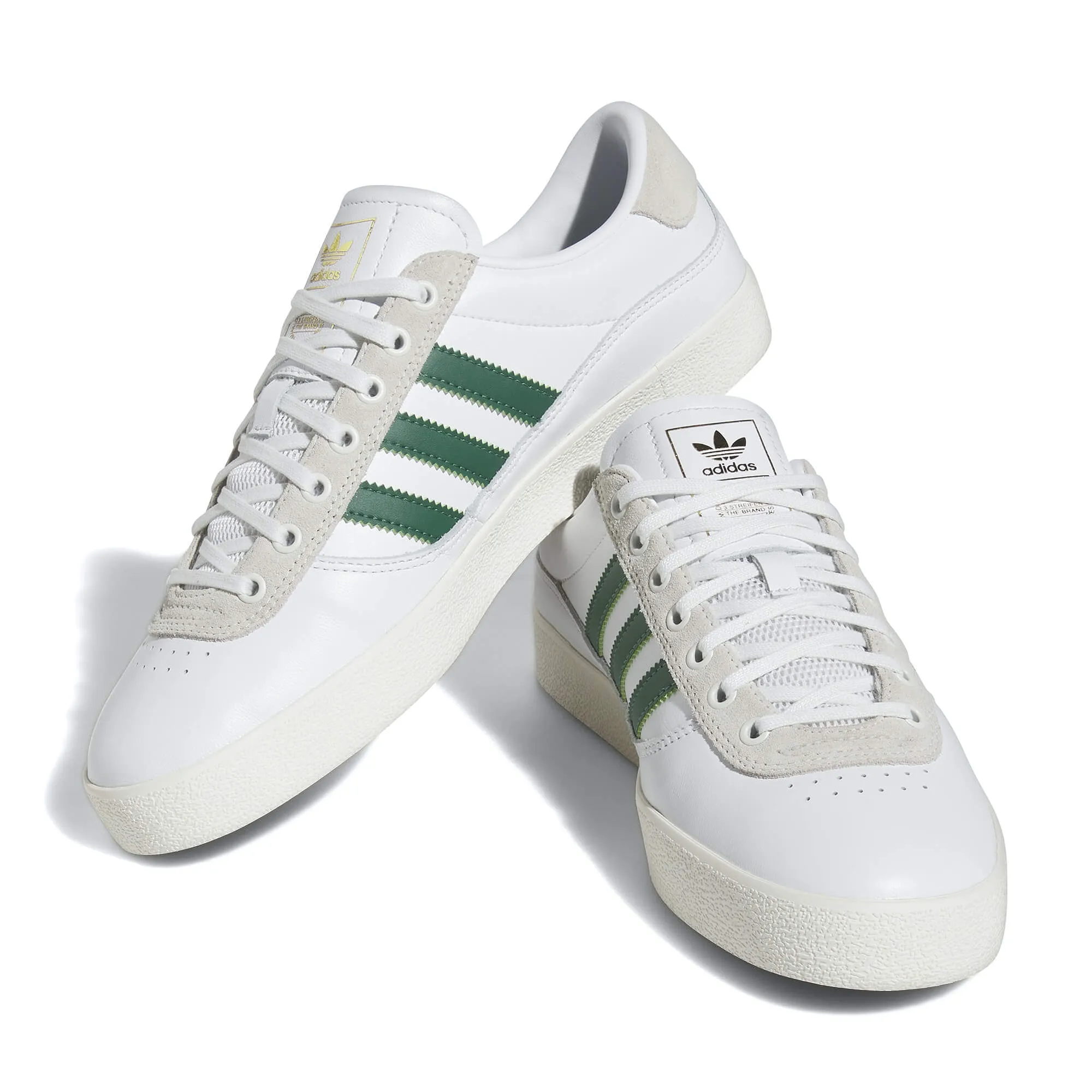 Adidas Skateboarding Puig Shoes | White / Green / White