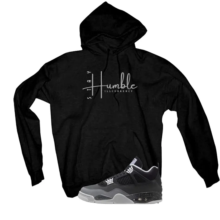 Air Jordan 4 Fear Pack Black T-Shirt (Stay Humble)| illcurrency