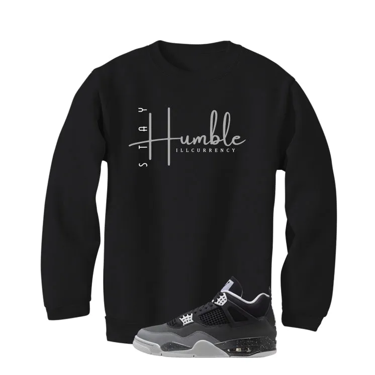 Air Jordan 4 Fear Pack Black T-Shirt (Stay Humble)| illcurrency