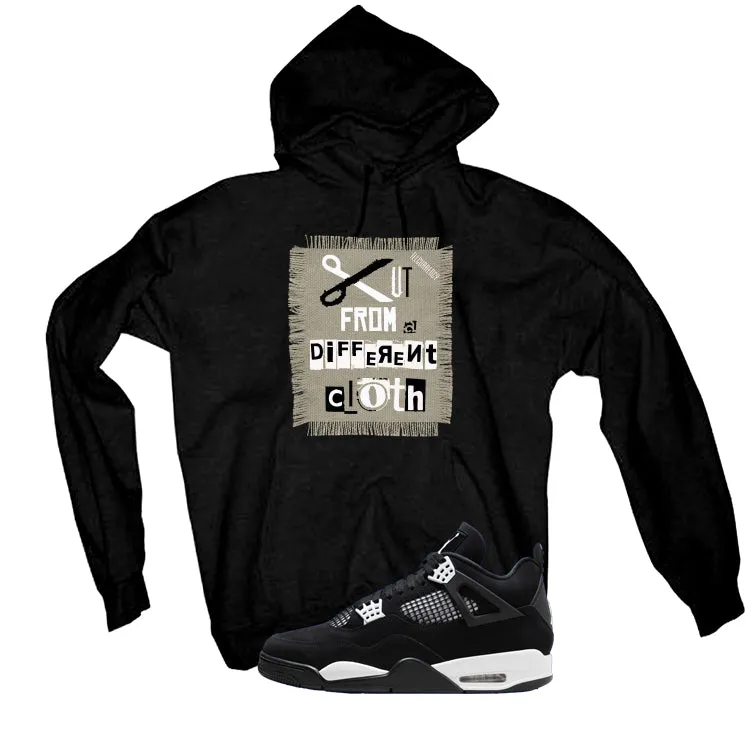 Air Jordan 4 White Thunder Black T-Shirt (Cut from a different cloth)| illcurrency