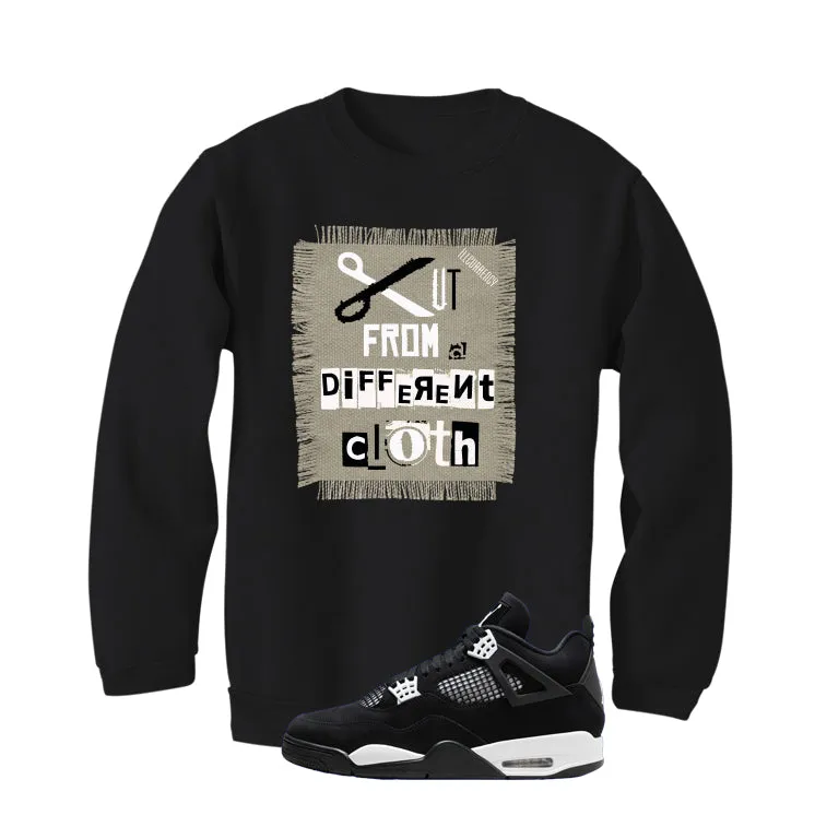 Air Jordan 4 White Thunder Black T-Shirt (Cut from a different cloth)| illcurrency