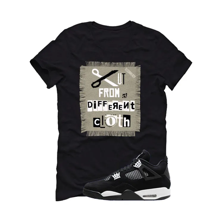 Air Jordan 4 White Thunder Black T-Shirt (Cut from a different cloth)| illcurrency