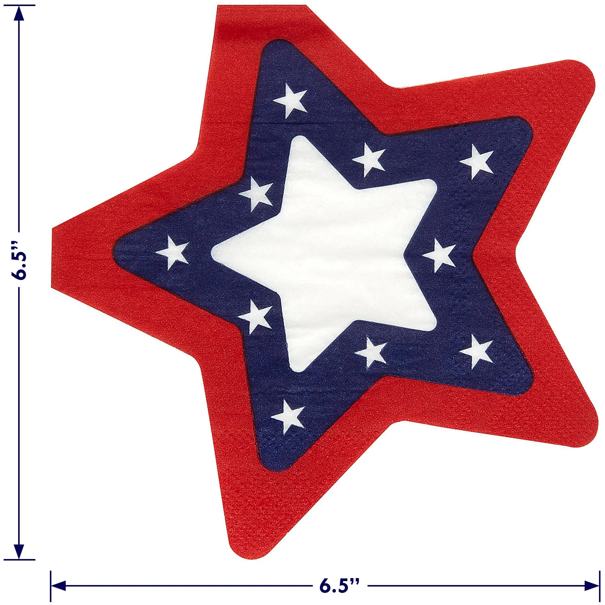 All Star Baseball Party Supplies - Plastic Cups With Star-Shaped Paper Napkins (Serves 32)