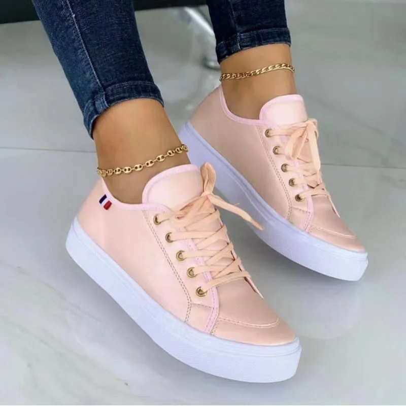 Amozae 2022 New Design Women Sneakers Fashion Breathable Non-Slip Shoes Women Thick Bottom Sneakers Women Leisure Footwear Plus Size