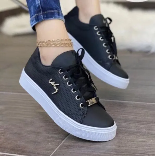 Amozae 2022 New Design Women Sneakers Fashion Breathable Non-Slip Shoes Women Thick Bottom Sneakers Women Leisure Footwear Plus Size