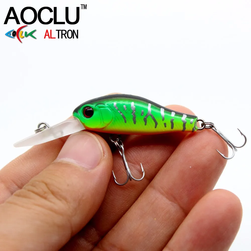 AOCLU wobblers Jerkbait 7 Colors 35cm 2.4g Hard Bait Minnow Crank Fishing lures Bass Fresh Salt water 14# VMC hooks