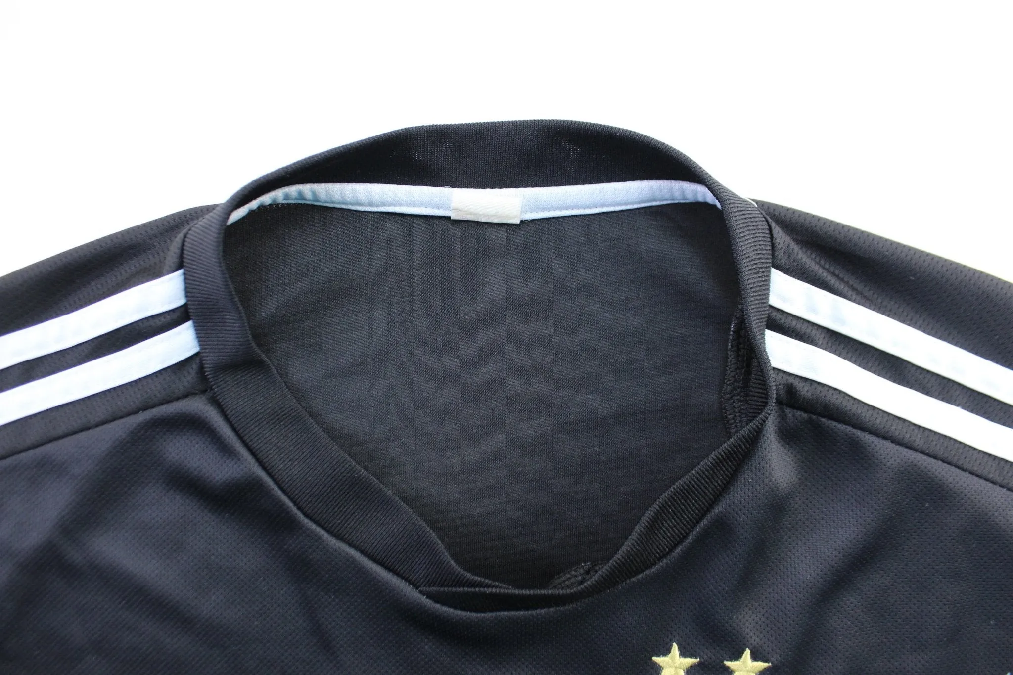 Argentina Embroidered Patch Blue & Black #11 Soccer Jersey