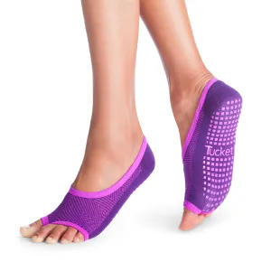 Ballerina - Grape/Fuchsia Geo - Grip Socks