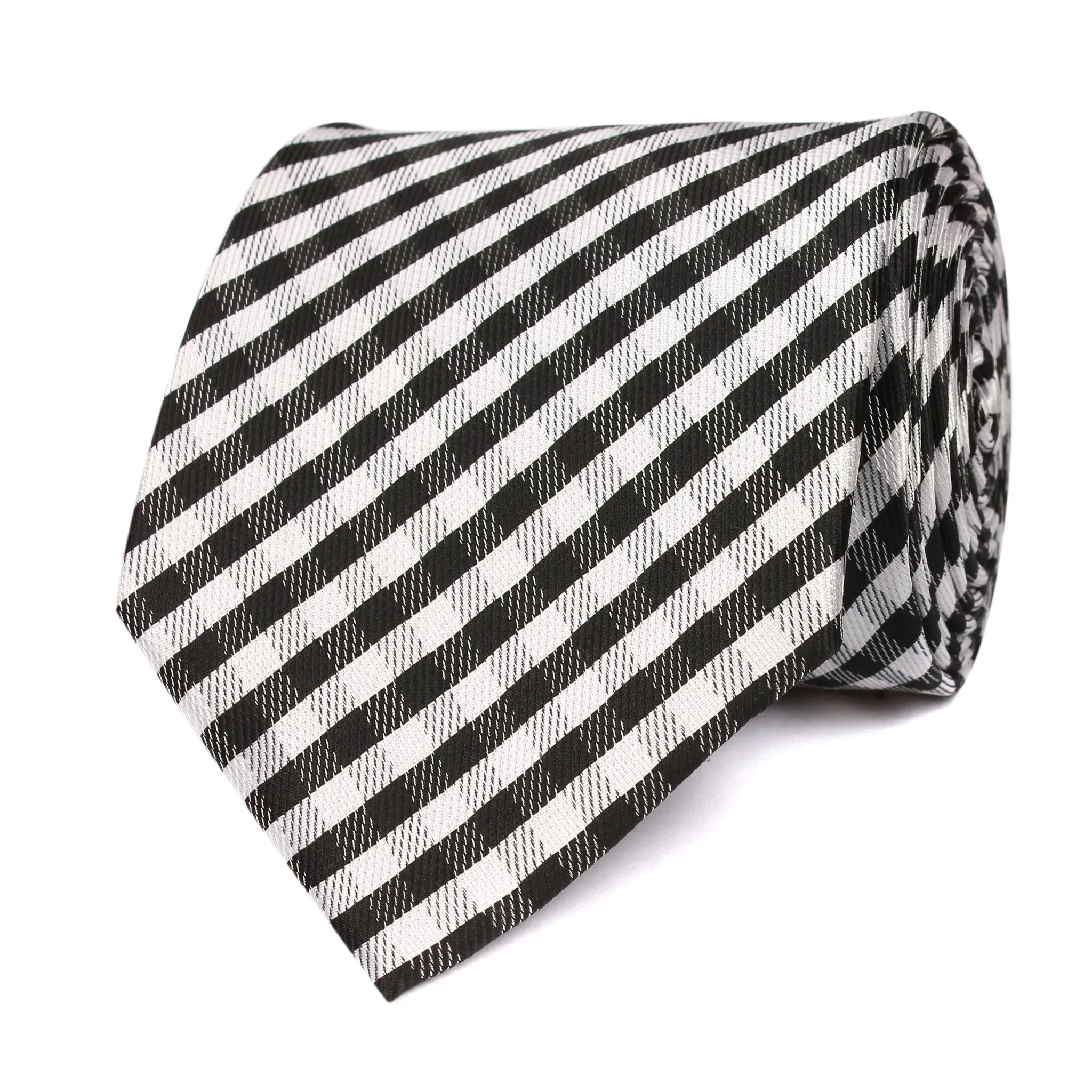 Black Gingham Necktie