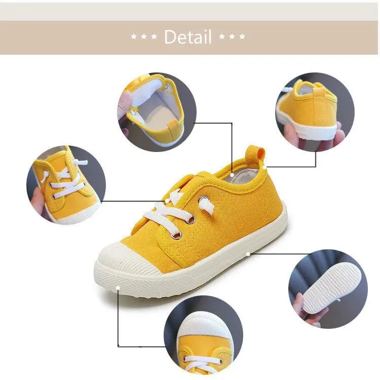 Boys Girls Unisex Children Toddler Casual Shoes AS0146 Canvas Sneakers