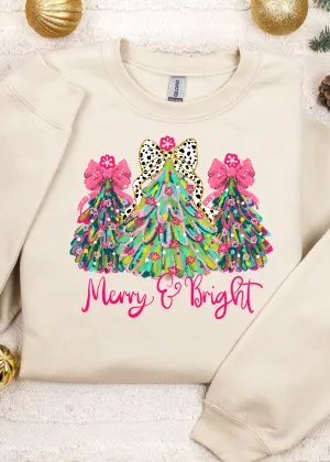 Bright Tree Graphic Pullover