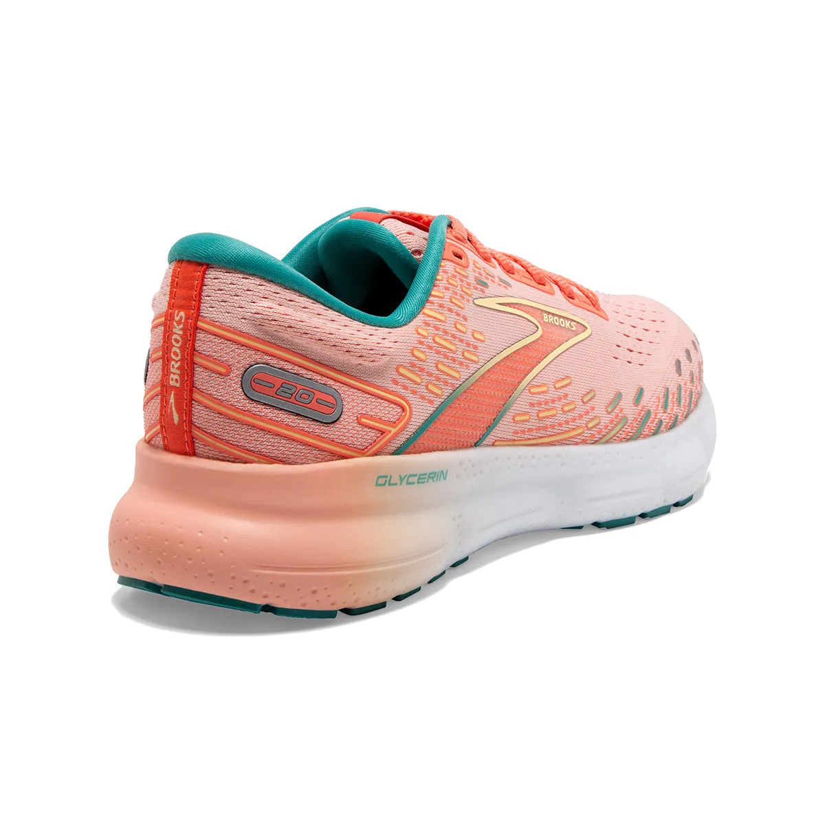 Brooks Glycerin 20 (Women's) - Tropical Peach/Fusion Coral