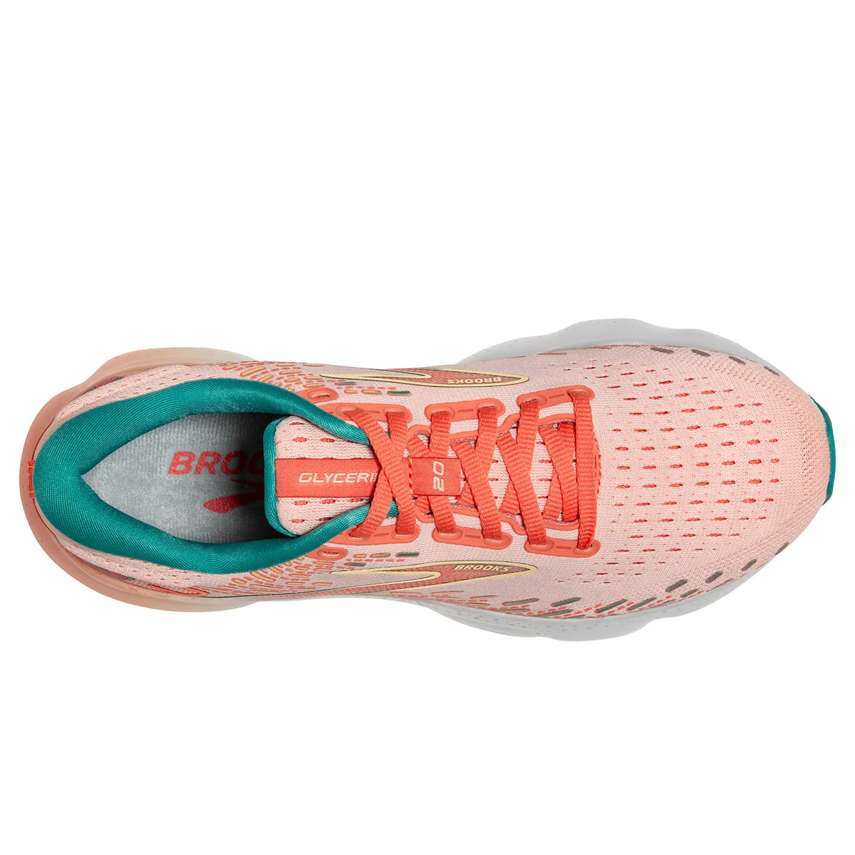 Brooks Glycerin 20 (Women's) - Tropical Peach/Fusion Coral