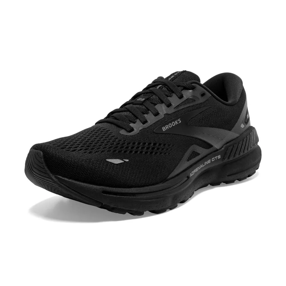 'Brooks' Men's Adrenaline GTS 23 - Black / Black / Ebony