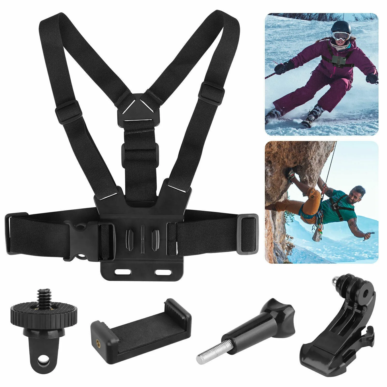 Chest Harness Body Strap Mount – Adventure-Ready POV Filming for Families