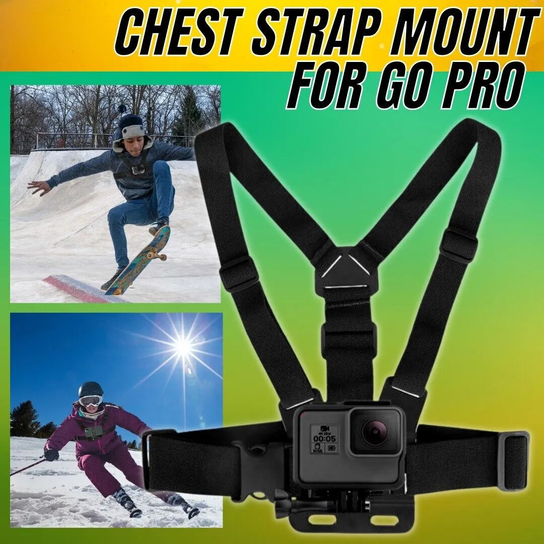 Chest Harness Body Strap Mount – Adventure-Ready POV Filming for Families