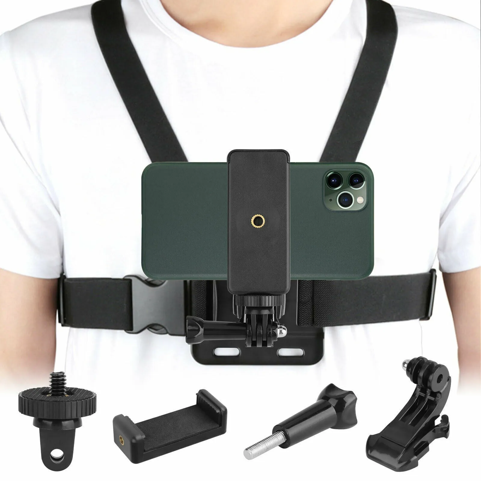 Chest Harness Body Strap Mount – Adventure-Ready POV Filming for Families