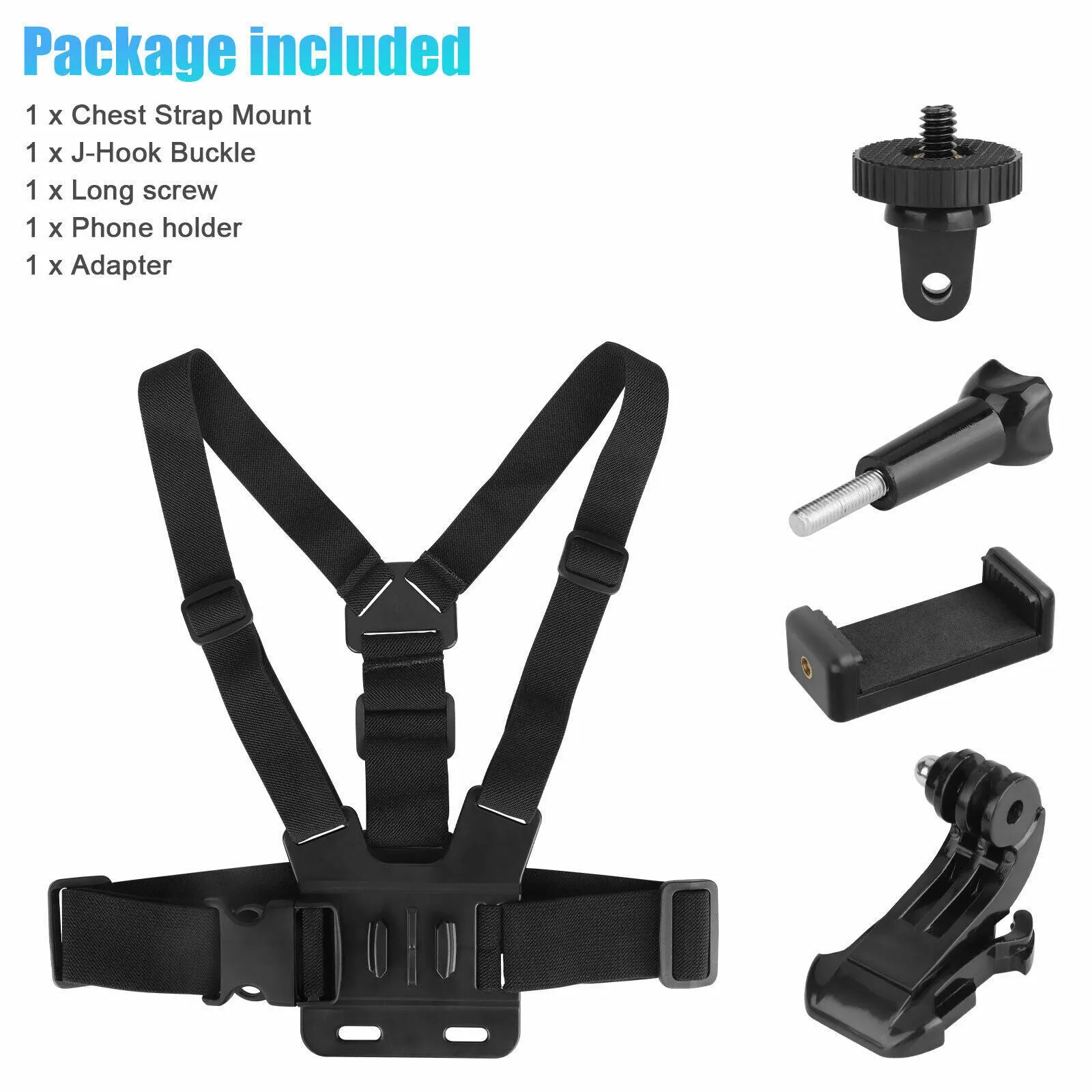 Chest Harness Body Strap Mount – Adventure-Ready POV Filming for Families