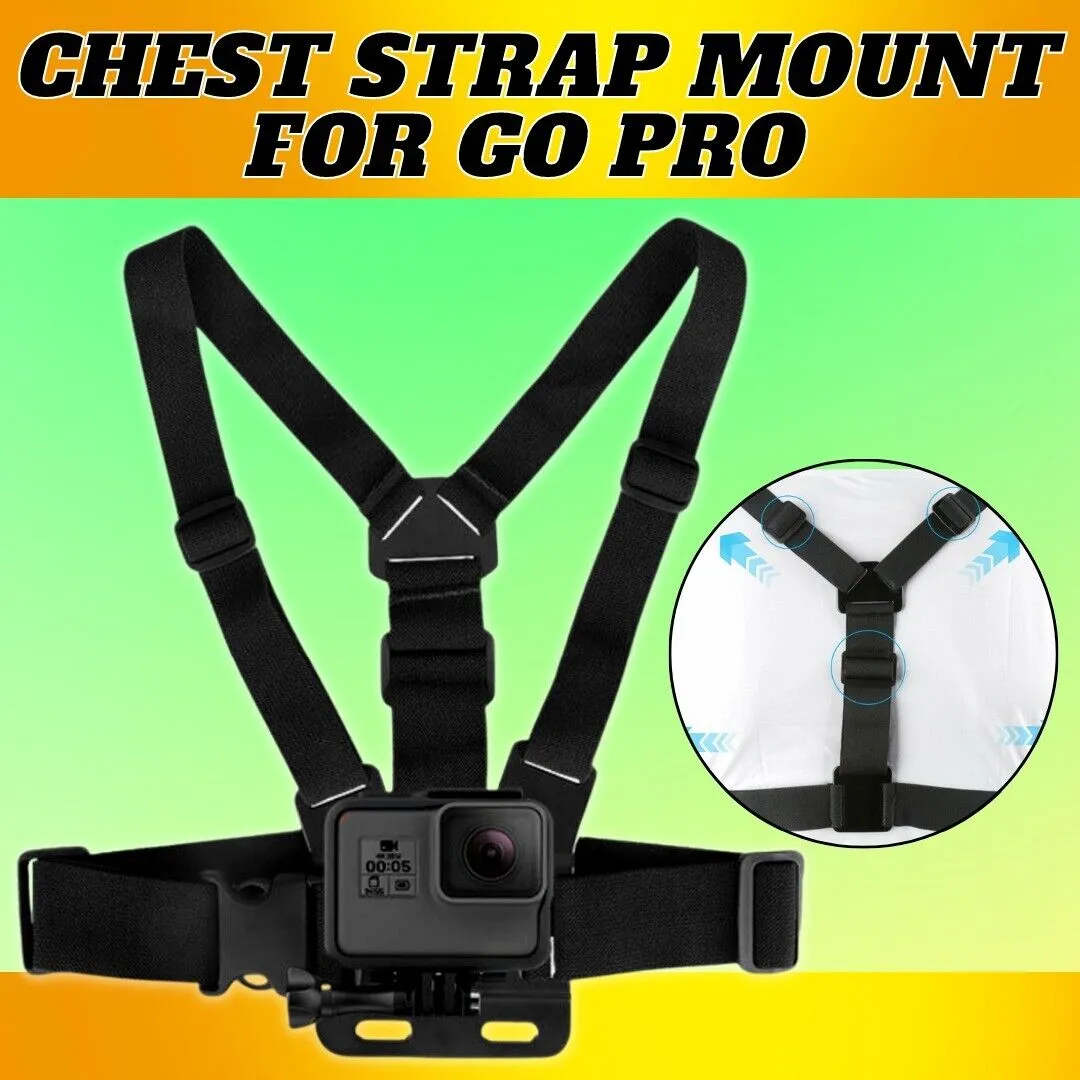 Chest Harness Body Strap Mount – Adventure-Ready POV Filming for Families