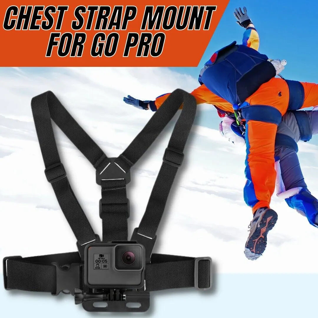 Chest Harness Body Strap Mount – Adventure-Ready POV Filming for Families