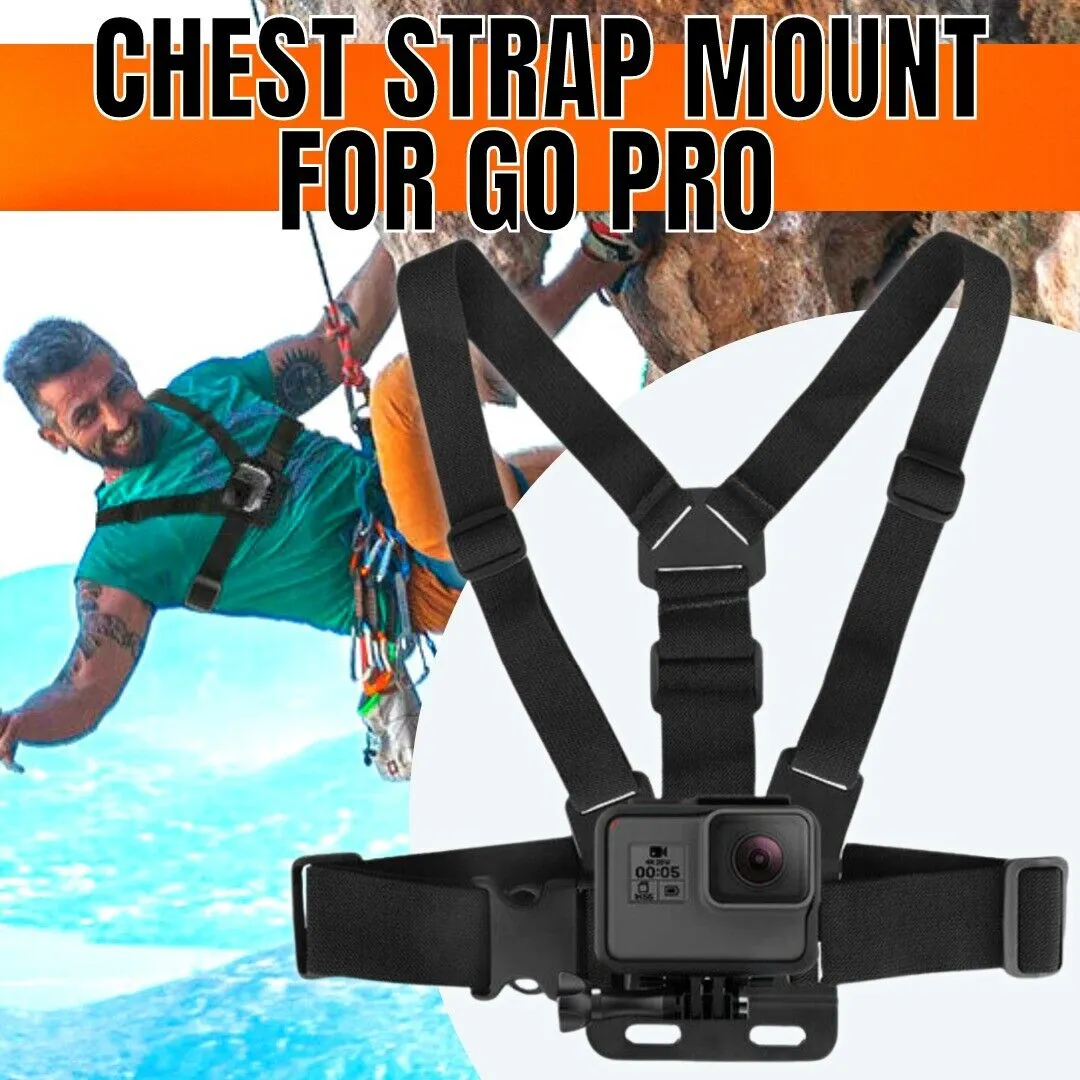 Chest Harness Body Strap Mount – Adventure-Ready POV Filming for Families