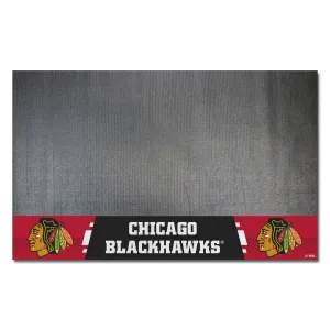 Chicago Blackhawks Vinyl Grill Mat - 26in. x 42in.