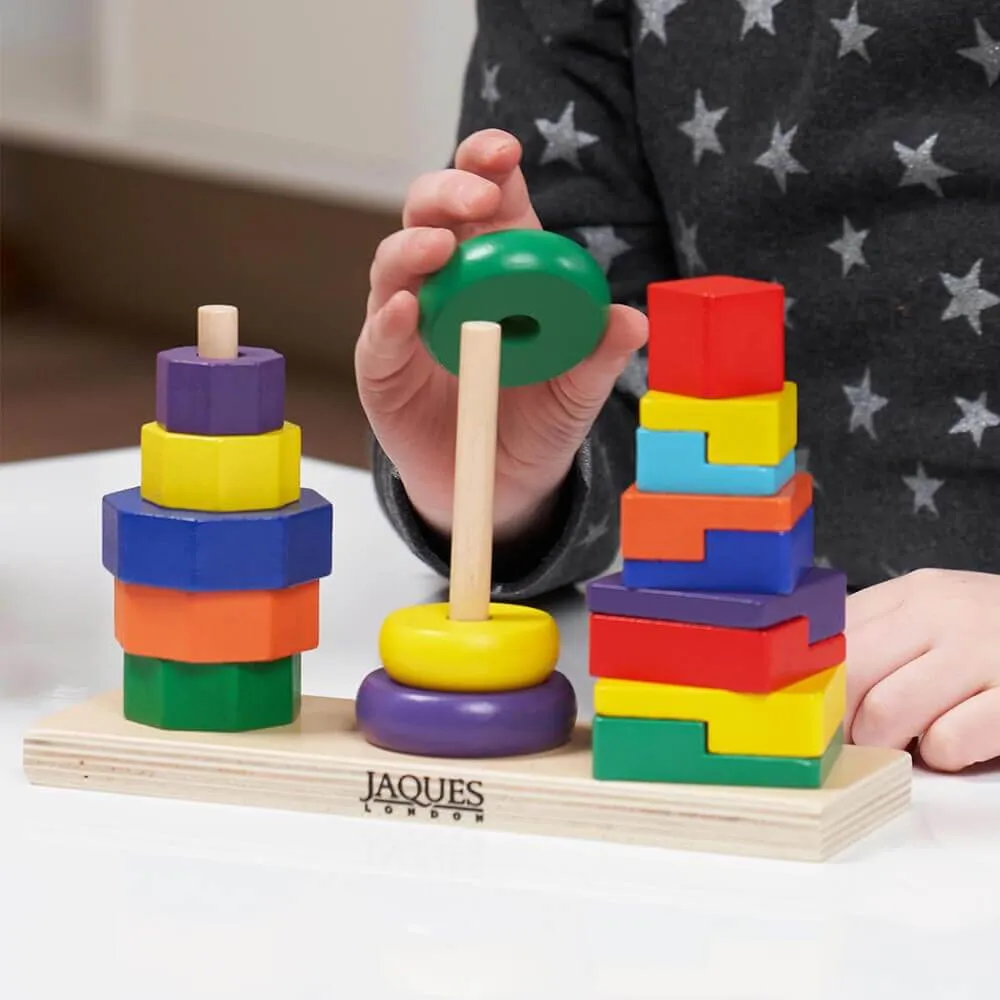 Colour Stacker - Wooden Stacking Toy