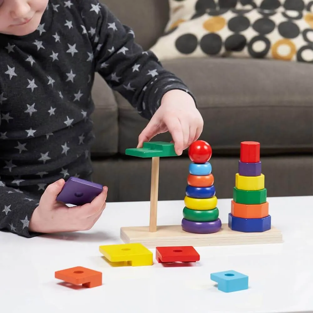 Colour Stacker - Wooden Stacking Toy