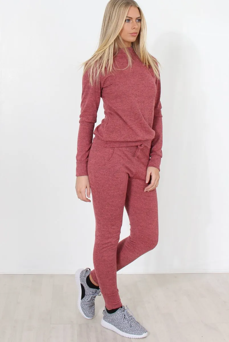 Coral Loungewear Set-Josie