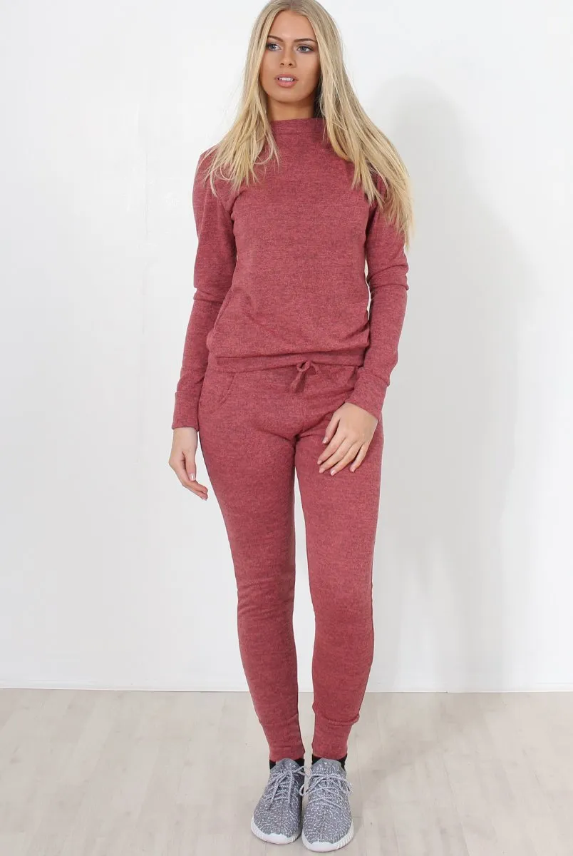 Coral Loungewear Set-Josie