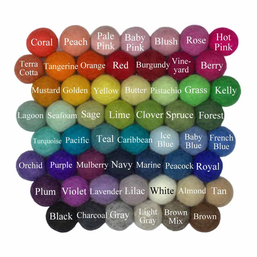 Custom Sports Balls Garland PICK YOUR COLORS