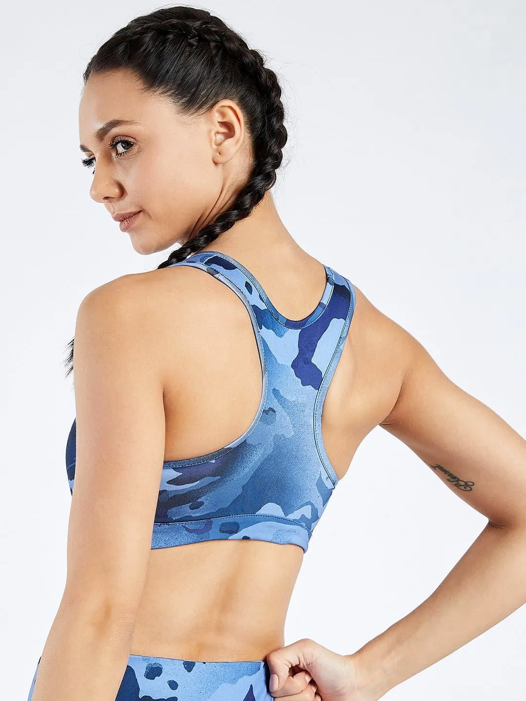 Essential Camo Printed Sports Bra #3