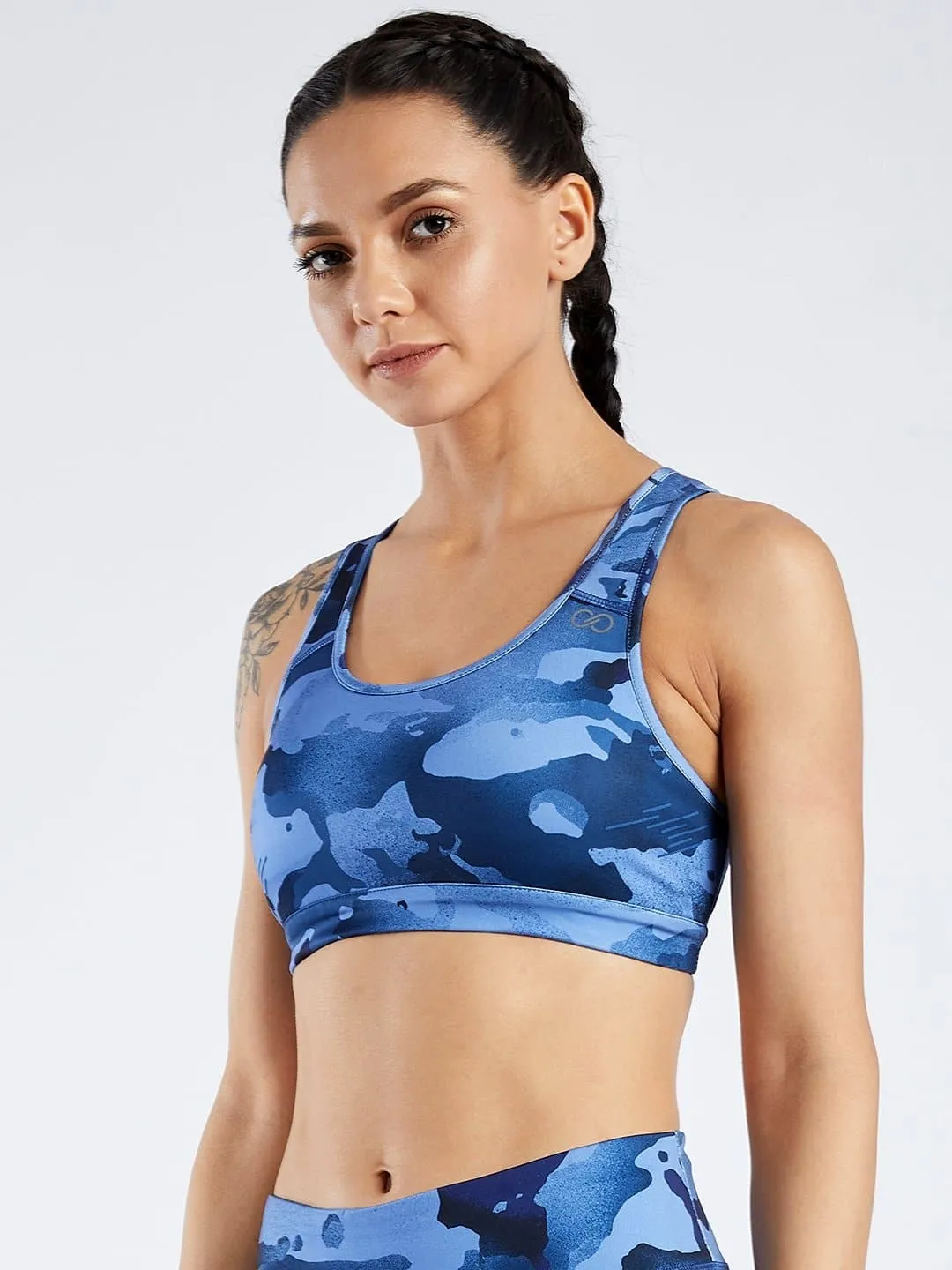 Essential Camo Printed Sports Bra #3