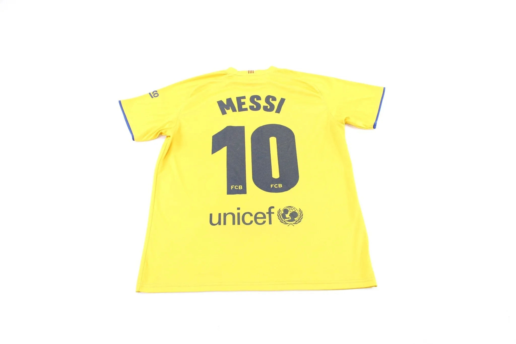 FC Barcelona Embroidered Patch Lionel Messi Soccer Jersey