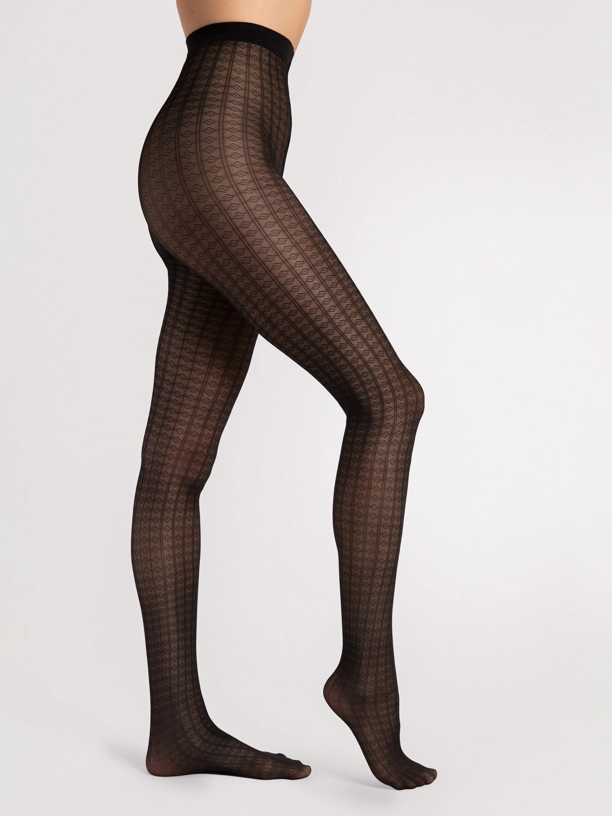 FiORE Candy Crush Patterned Tights 30 Denier