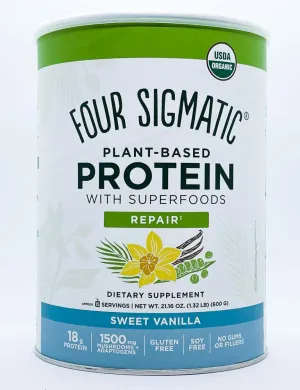 Four Sigmatic Plant-Based Protein - Sweet Vanilla (600g)