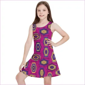 Geode in Color Kids Lightweight Sleeveless Dress