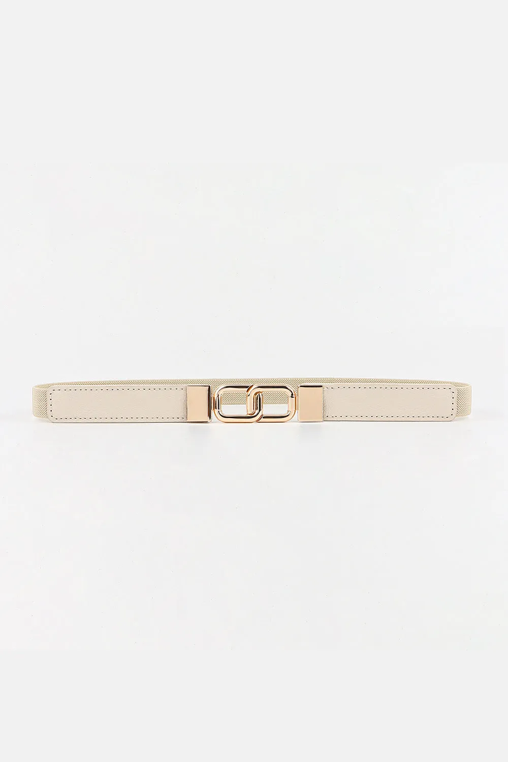 Geometric Double Buckle Elastic Belt