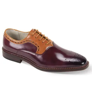 Giovanni Sawyer Burg/tan Mens shoe