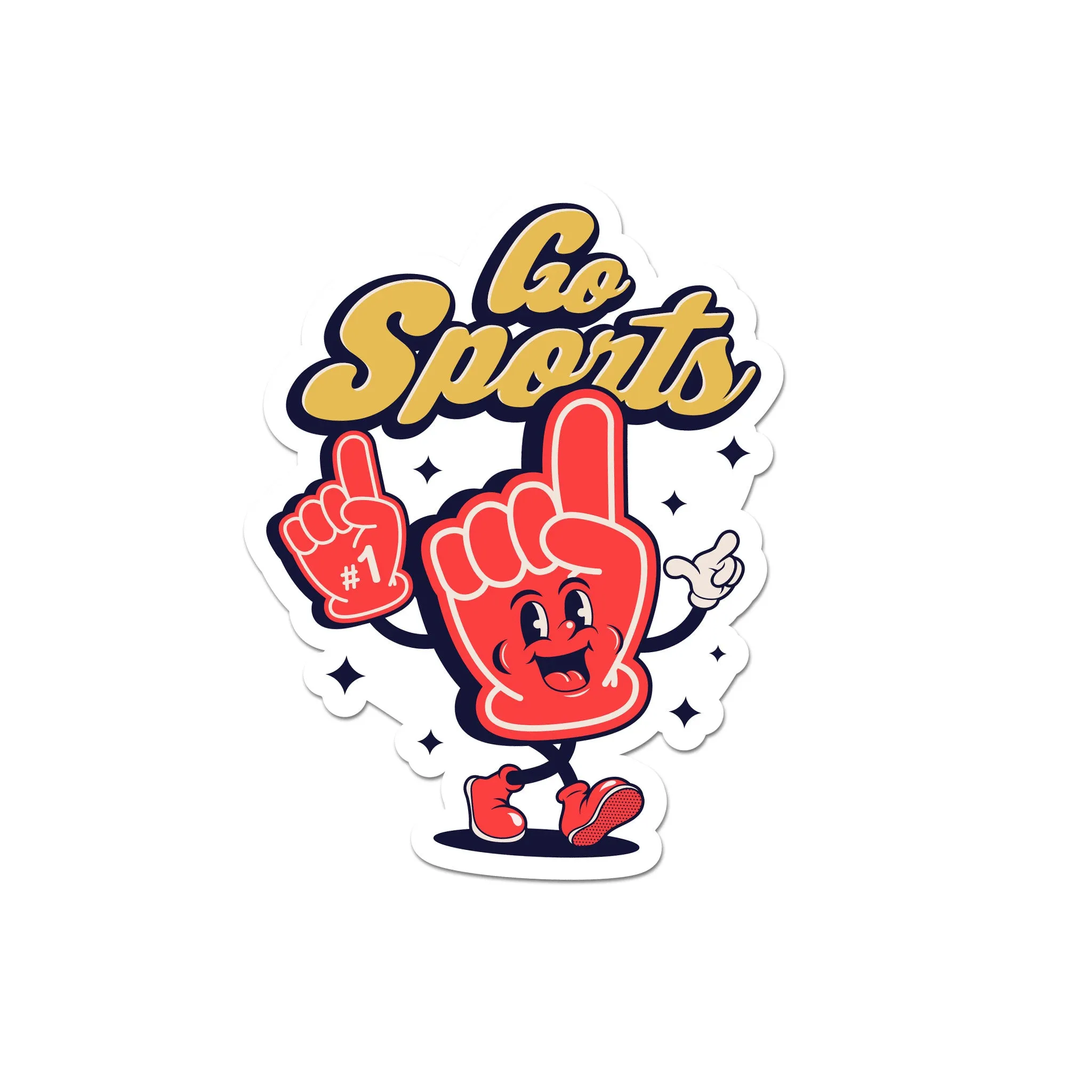 Go Sports Sticker