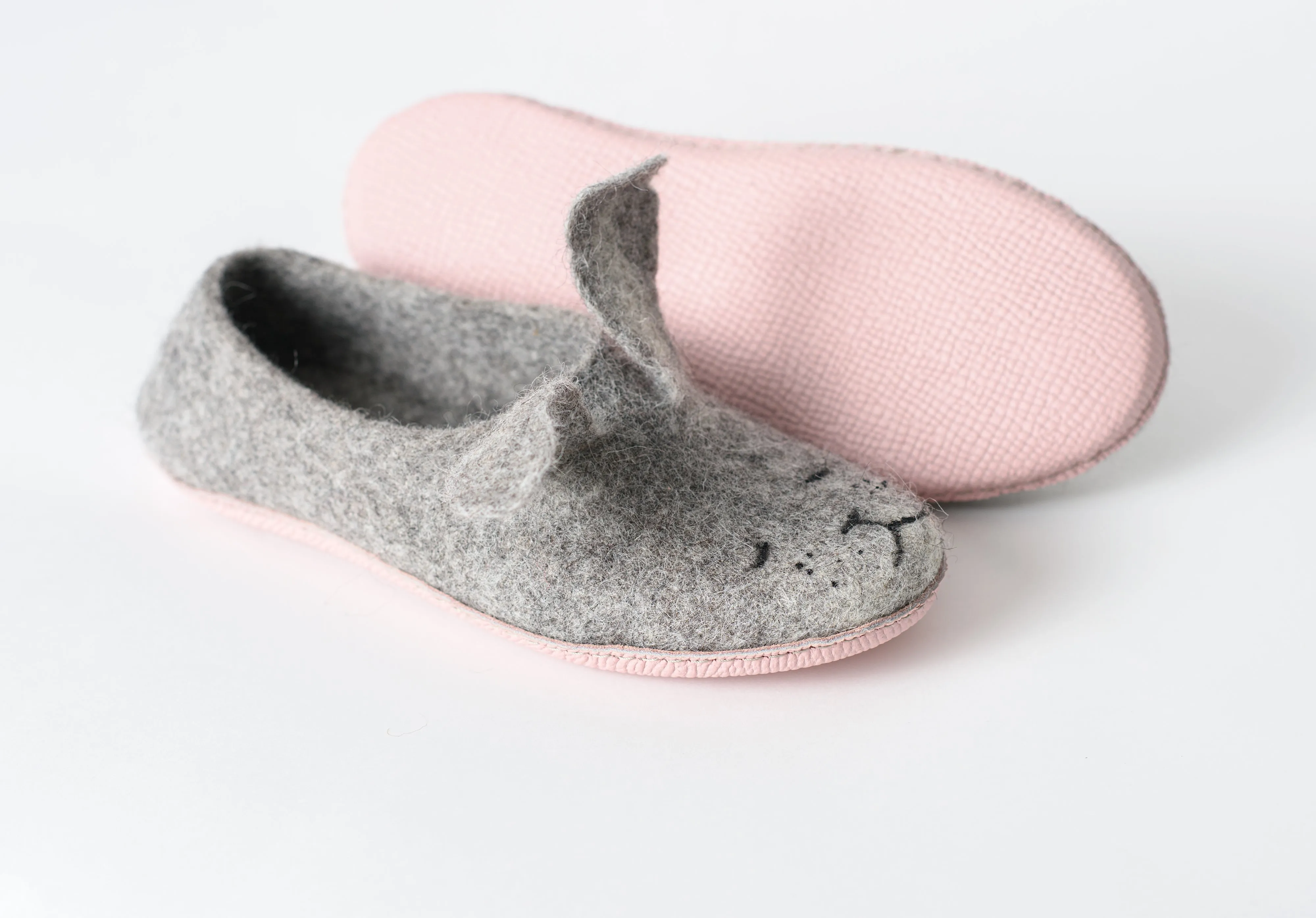 Grey Bunny slippers