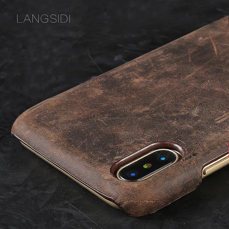 Handmade Luxury Genuine Leather Iphone Case